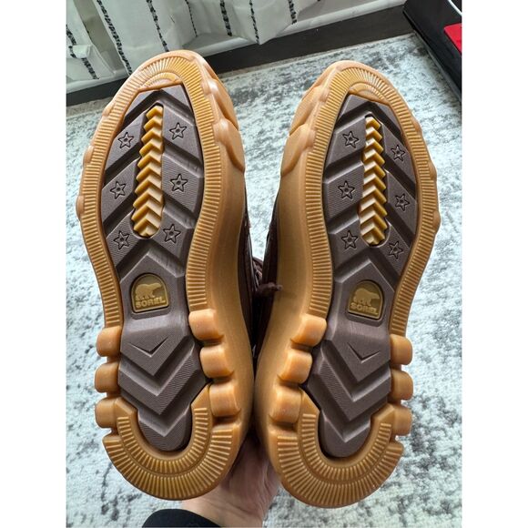 SOREL NWOB Caribou X Lace WP Leather Platform Boot - Picture 8 of 13